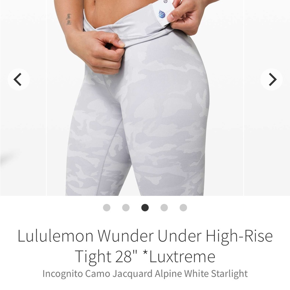 Lululemon Wunder Under High Rise Tight 28” - Picture 8 of 8